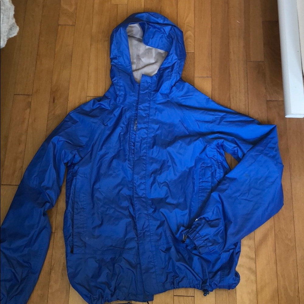 royal blue windbreaker/coat